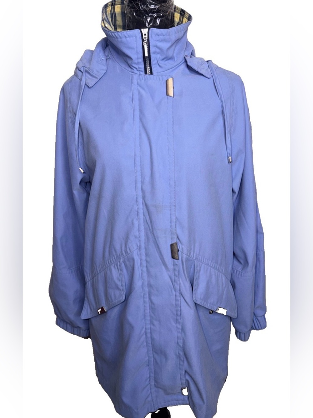 Coat Collectibles Women’s Coat Removable Hood Periwinkle Blue RN 538623 Size S